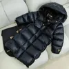 -30 graden donsjack kinderen casual jas met capuchon winter jongens lange kleding zwarte gouden voering meisjes warme parka's XMP381 231226