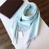 2024 Fashion Designer Scarf Luxury Top Cashmere Thick Womens Soft Shawl lyxiga halsdukar Huvudduk Storlek 140*140 cm Pashmina