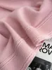 Pulls pour femmes Mode Longue Bande Pull En Cachemire En Vrac Pour Femmes 2024 Haute Qualité Contraste Couleur Doux O-cou Casual Rose Pull Tricoté