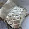 24C Backpack Designer Womens Shoulder Bag 20cm Sheepskin Diamond Hardware Metal Clasp Luxury Handbag Matelasse Chain Crossbody Bag Makeup Bag Casual Bags Sacoche
