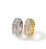 Rotatable Cuban Ring Fashion Hip Hop Jewelry Mens Gold Silver High Quality Diamond Iced Out Rings8367836