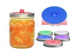 Tampas de frasco de pedreiro, suprimentos de cozinha, garrafa de boca larga, silicone selado, tipo divisão, tampa de fermentação para chucrute, picles kimchi 113 k28496864