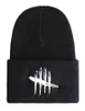 Cotton Dead by Daylight Beanie Embroidery Casual for Men Women Knitted Winter Hat Solid Hiphop Skullies Unisex Survival game2346103