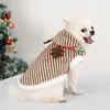 Abbigliamento per cani Designer di Natale Vestiti per animali domestici Morbido pile Cosplay Abiti invernali Felpa per cuccioli di Chihuahua Cervo Anno Abbigliamento per gatti