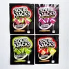 Originele Sourjacks candy gummies mylar zakken 600 mg doordrenkt aluminiumfolie hersluitbare platte ritszak Sanbq Jbxwc