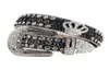 Western Crown Rhinestones Belt Cowgirl Cowboy Diamond Luksus Luksusowy pasek szerokie klamra kobiet Paski dla dżinsów1462143