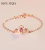 BIJOX STORY Fashion 925 Sterling Silver Bracelet Oval shape Ruby Fine Jewellery for Women Wedding Anniversary Promise Party Gift2871787