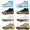 Football Boots Professional Men Breathable Indoor Long Spikes Outdoor Training Soccer Shoes Cleats Grass Drop Shipping Male size 33-46