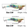 50PCS Fishing Squid Lure Wooden Squid Bait fishing Hook Octopus Cuttlefish squid shrimp jigs Saltwater fish lures Size 2.5/3.0 231225