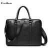 Briefzüge Herren Business Office Aktentasche Handlung Handtasche Laptop Tasche Männlich große lässige schwarze Umhängetaschen 2022