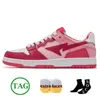 BapestaSk8 bapes sta running shoes A Bathing ABC Bapasta camo combo pink black white camouflage men women【code ：L】classic platform trainers sports sneakers