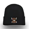 Berets Scottish Highland Cow Beanie 자수 귀여운 Scotch 니트 모자 가을 겨울 따뜻한 힙합 유니슬 형 스키