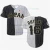 Shohei Ohtani Japan Baseball Jersys Samurai 스티치 커스텀 대표팀 여성 남성 저지