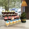 1 5 Katmanlı Akrilik Ekran Stand Cupcake Parfüm Bebek DCOR VE DÜZENLEYECE RAFILARI 231225