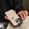 すべてのiPhone 14 13 12 Pro 11 XR XS Xケースクロコダイルスキンスタイリッシュモデルのスタイリッシュなモデルのスタイリッシュな14Proマックスブランドのスタイリッシュな14ProマックスブランドのスタイリッシュなブランドG2312271PE