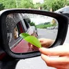 Interiördekorationer 2st bilar bakspegel spegel fönster skyddande film biltillbehör antifog membran vattentät regntät auto