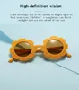 30pcsbox New Sun Flower Round Cute kids sunglasses UV400 for Boy girls toddler Lovely baby sun glasses Children Oculos de sol4277749