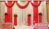 Dekoration grossist högkvalitativ bröllop bakgrund gardin sequined som bröllop dekorationer 6 m * 3 m tyg bakgrundsscen bröllop dekor