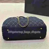 女性の高級ショッピングデザイナーショルダートートバッグ財布大きなバッグ容量デニムカジュアルハンドバッグチェーンクロスボディデザイナートート2024