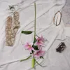 Simulatie van driekoppige grote lederen lelie 3D-printen lelie woonkamer vaas nep bloem ornamenten decoratie grensoverschrijdende handel FY2