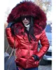 Down Jacket Mackages Short Hooded Fur Collar Women's Large Puffer Coat Size S-4XL 740