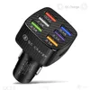 6 Ports USB Car Charger Fast Charge Phone 15A Mini Car-Charge Car-Charger Car Quick Charge Fast charging for IPhone 15 12 Pro Max Xiaomi samsung Huawei Power Adapter