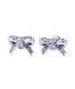 Cute small Bow Stud Earrings retail Box sets High quality 925 Sterling Silver Women Girls CZ Diamond Gift Earring7919271