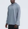 Lu Men Hoodies Pullover Sports Long Sleeve Yoga Outfit Mensスタイルルーズジャケットセータートレーニングフィットネス服412