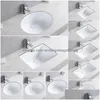 Bathroom Sinks Sinks Bath Underthecounter Basin Washbasin Household Kitchen Home Furnishings Bathroom Embedded Ceramic Drop Delivery H Dhxb5