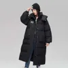 Designer Duck Down For Women's Mid Length 2023 New Winter Brand Hooded, Stylish and Warm High-End Jacket