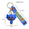 Keychain Sausage Monster Game Toy Presents for Game Fans Födelsedag Christmas Doll Keyring