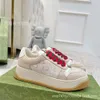 Flower Designer Shoes Sneaker Trainer Old g Family 2023 New Summer Thick Sole Round Bread Versatility Leisure Sports Head Female 0OQM