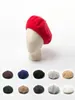 Bérets français vente chapeaux pour femmes peintre chapeau automne hiver couleur unie laine mode chaud hommes unisexe adulte casquette femelle 1153603