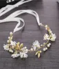 Haarspangen Haarspangen Mode Frauen Pflanze Festzug Mehrfarbige Blumenkrone Brautaccessoires Sommer Hochzeit Luxus Tiara Haar19989654