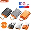 10A USB 3.0 Type-C 데이터 어댑터 유형 C OTG USB C MacBook Xiaomi Samsung Fast OTG 커넥터 용 USB 여성 변환기