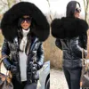 Down Jacket Mackages Short Hooded Fur Collar Women's Large Puffer Coat Size S-4XL 740