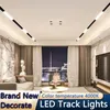 Lights Modern Magnetic Track Lights Embedded LED Floodlight Grillelight Living Room Without Main Light Lighting Grille Lamp Suit