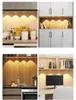 LED Cabinet Light 3 colors CCT Aluminum Motion Sensor Night Light USB Rechargeable ultra-thin 20cm 30cm 60cm 80cm