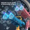 Bubble Gun Outdoor Blowing Bubble Toys Automatic Water Bubble Gun Summer Beach Toys Wedding Party Bubbles Gift For Kids Children 231226