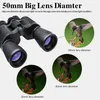 Telescope Binoculars High Power 20x50 Binoculars Compact Telescope Durable Clear BAK4 Prism FMC With Low Light Night Vision for Hunting Bird WatL231226