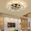 Plafond moderne à LEDs lumière bois lustre éclairage acrylique Plafond lampe pour salon chambre principale chambre 285I