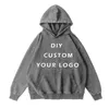 100% Cotton Vintage Washed Hoodies Customize Your OWN Design Brand /Picture/Text Customzation DIY M-3XL Drop 231226