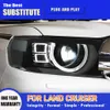 Accessoires de voiture lampe avant pour Toyota Land Cruiser LC200 phare LED 16-21 feux diurnes dynamique Streamer clignotant phare