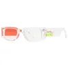 2024 Nuevas gafas de moda y personalizadas, gafas de sol cuadradas de montura pequeña de moda para hombres y mujeres, gafas horizontales, gafas de sol