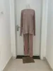 Conjunto de pantalones de punto para mujer, trajes de dos piezas, conjuntos de punto a juego, trajes de Fitness, ropa sólida de otoño e invierno 231226