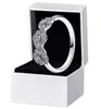 Triple Pansy Flower Ring Women 925 Sterling Silver Wedding Jewelry for CZ Diamond Girl Gift Rings med Original Box Set8142427