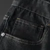 Men's Jeans Fashion For Men Autumn Mid Straight Business Pants Solid Color Skin-Friendly Trousers