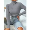 Maglioni da donna Recensioni coreane Molti vestiti Y2K 2024 Abbigliamento donna Maglione a collo alto Pullover Top lavorato a maglia T-shirt Casual Bottoming