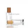 Bouteilles de parfum en gros vaporisateur en verre de forme carrée par bouteilles 30 ml 50 ml 100 ml vide bouteille rechargeable bureau de livraison directe Dhgarden Dh5Ay