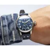 Reloj para hombre caro iwc, relojes piloto grandes para hombre, 5A, movimiento mecánico automático de alta calidad, uhren, todo el dial, trabajo, vigilantes, espalda transparente, montre pilot luxe HX27